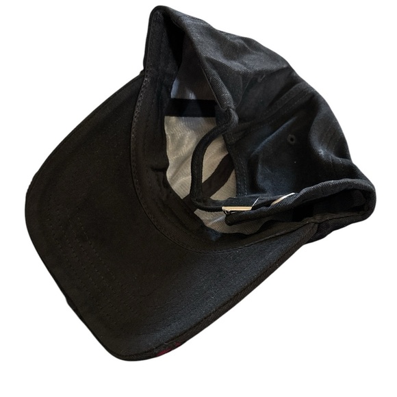 Men’s Gonna Fly Like A Birdie Tennis Cap Hat Black Adjustable Back 100% Cotton - Picture 2 of 2